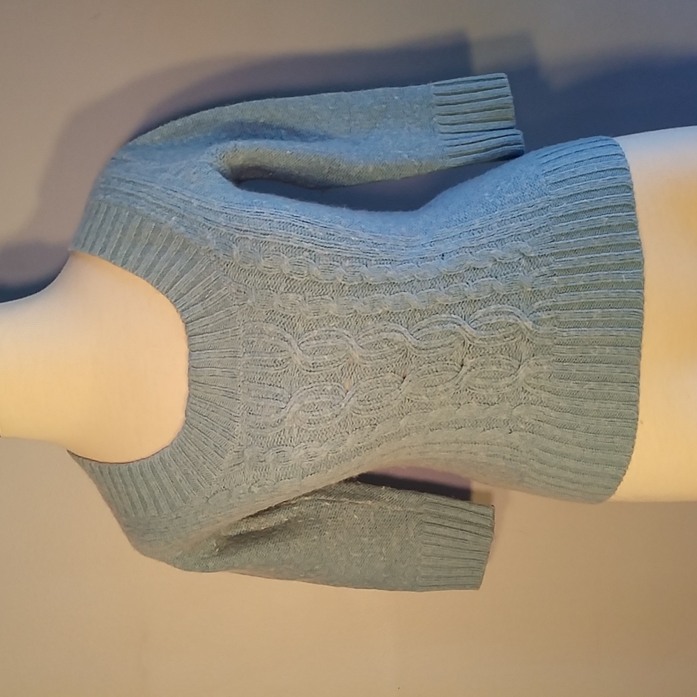 3/$25 EXPRESS 3/4 Sleeve wool SWEATER XS Sky Blue